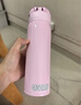 膳魔师（THERMOS）保温杯500ml大容量男女士儿童保冷水杯子JNL-504浪漫粉 实拍图