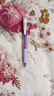 派通（Pentel）BLN105按动黑色中性笔高颜值0.5mm签字笔商务学生速干水笔水性笔文具 紫杆黑芯单支装 实拍图