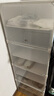 蔻丝（ColesHome）鞋柜家用门口进门一体靠墙极窄小鞋架子简易多层宿舍租房门外走廊 1列8层-白色 实拍图