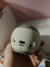 索爱（soaiy）S35Ultra小度智能蓝牙音箱白噪音自然情景音响AI语音控制迷你便携儿童早教老人陪伴礼物 油彩白 实拍图