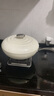 美的（Midea）炒锅有钛0氟陶瓷不粘锅网红大白锅平底炒锅易清洗电磁炉通用  实拍图