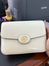 Tory Burch 汤丽柏琦【季末礼遇】ROBINSON 斜挎肩背包豆腐包TB 143122 乳木果白 704 OS 实拍图