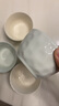 陶瓷碗家用吃饭米饭碗碗盘餐具套装碗筷碗具釉下彩奶油风一人食 2个4.5寸碗（混色） 实拍图