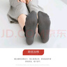浪莎短丝袜女春夏超薄防勾丝耐磨棉底防滑吸汗女袜黑肉色中筒袜 实拍图