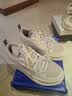 斐乐 FUSION斐乐潮牌女鞋滑板生活鞋2025夏新款50-50帆布鞋休闲鞋 奶白/寂静粉-GH 36.5 实拍图