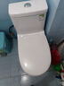 松鲸 卫浴家用马桶坐便器大冲力超漩虹吸式静音连体座便器小户型马桶 家用型【超漩虹吸】+轻音盖板 实拍图
