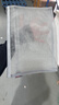 斯图（sitoo）中高考专用a4文件袋透明网格考试袋收纳文具拉链袋学生笔袋科目袋学习用品 双层灰色1个装 实拍图