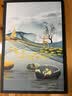 城篇北欧壁画装饰画客厅三联沙发背景墙挂画现代简约大气餐厅卧室墙画 T133495前程似锦 20*30cm 9mm布纹膜三联画黑边 实拍图
