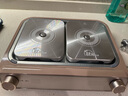 美的（Midea）钛陶0氟多功能锅电火锅不锈钢蒸锅鸳鸯火锅专用锅超薄速沸多功能一体电锅煎烤料理锅DLS332266S 实拍图