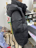 （反季清货）2025冬季新款宽松小个子羽绒服女韩版连帽外套 黑色 M 实拍图