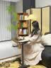 木双福床边桌可移动升降电脑桌客厅沙发可折叠书桌家用卧室学习桌写字桌 实拍图