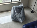 无印良品（MUJI） 豆袋沙发 外套可拆 懒人沙发单人沙发读书角沙发一人居 KBB1CC2S 烟熏蓝 长70.5*宽74*高70cm 实拍图