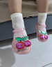 斯纳菲女童凉鞋夏季儿童果冻鞋软底防撞宝宝包头凉鞋沙滩鞋 樱桃粉27 实拍图