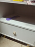 修乐床头柜简约现代家用卧室收纳柜2024新款床头置物架出租房用小柜子 【木腿+单抽】暖白色40cm 实拍图