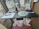 坤奉折叠桌餐桌学生家用写字桌宿舍便携小户型简易方桌少女房间简约桌 折叠款-80*40*72【经典黑】 实拍图