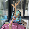 木马人 简约立式简易衣帽架家用卧室挂衣架衣服架子落地收纳架置物架子 【加固加粗】经典款-原色60长 实拍图