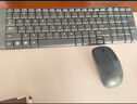 罗技（Logitech）MK220 键鼠套装 无线键鼠套装 办公键鼠套装  多媒体键鼠套装 带无线2.4G接收器 黑色 实拍图