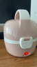 LOTOR电热饭盒自热插电保温热饭器蒸饭器上班族带饭神器办公室蒸煮可加热饭盒 1.45L 粉色标准款 实拍图