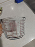 展艺高硼硅玻璃量杯1000ml加厚刻度耐高温微波炉烤箱烘焙打蛋热奶过滤 实拍图