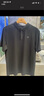 KOLON SPORT/可隆速干POLO 男士吸湿小翻领抗菌户外运动印花短袖 LHPT5MTT31-BK 黑色 2XL 185/104A 实拍图