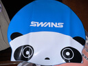 SWANS儿童日本进口泳镜泳帽高清防水防雾男童女童游泳套装SEG1-3蓝熊猫 实拍图