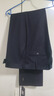 雅戈尔（YOUNGOR）西服裤男西装裤TR裤裤子聚酯纤维粘纤氨纶新品 藏青VCHX310114FWA 36 180/90A 实拍图
