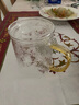 雅集耐热玻璃过滤加厚耐热茶杯玻璃水杯锤纹玻璃杯茶水分离杯泡茶杯 实拍图