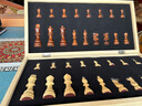 胜旅 国际象棋儿童入门比赛加大号实木带磁性可折叠棋盘39厘米入门书 实拍图