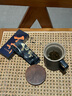 叁旬（sanxun） 知行陶瓷泡茶马克杯带盖过滤水杯女男办公室茶水分离杯子定制 知行【禅风黑】 实拍图