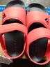 阿迪达斯（adidas）童鞋夏季男童凉鞋女童小大童简约经典儿童休闲运动沙滩鞋IH3633 实拍图