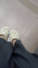 crocs卡骆驰贝雅卡骆班洞洞鞋|205089 冬日白/彩色-1LI 36/37(220mm) 实拍图