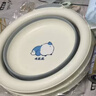 十月结晶婴儿洗脸盆新生儿脸盆儿童宝宝折叠盆洗屁屁盆可挂3只 实拍图