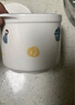 onlycook双耳陶瓷炖盅家用隔水炖燕窝小汤盅双盖蒸蛋碗煲汤瓦罐 小号550ml 实拍图
