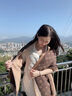 MITHAOL KUSC围巾女保暖披肩女生2024新款女士围脖轻奢生日情人节礼物送老婆 粉色【可代写贺卡】 实拍图