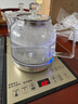 茶皇子全自动底部上水电热水壶茶台茶桌烧水壶玻璃烧水煮茶一体电磁炉茶具套装嵌入式茶艺炉自吸抽上水壶 1L 升级款高贵金 20X37CM 实拍图
