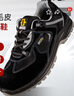 霍尼韦尔 劳保鞋 钢头 反毛皮+网布 双密度聚氨酯 防静电防砸防刺穿 安全鞋 黑色 39码 1双装 X1S 实拍图