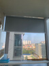 派友拉珠卷帘窗帘免打孔升降遮光防水卫生间厨房卧室办公室阳台遮阳帘 双面同色全遮光浅灰 平米 实拍图