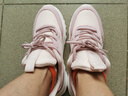 回力（Warrior）女鞋夏季透气百搭运动鞋女士厚底休闲网面老爹鞋跑步鞋子女紫色37 实拍图