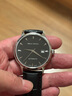 海鸥（SEAGULL）手表男士自动机械表 日历皮带男士手表 生日礼物男表 黑盘条钉 实拍图