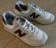 NEW BALANCE NB574官方休闲鞋女鞋复古舒适夏季透气网鞋轻便百搭潮流运动鞋 米白色 WL574RCF 39 (脚长25cm)尺码详询客服 实拍图