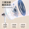 美的（Midea）电风扇 家用风扇落地扇 立式轻音节能强风电扇 宿舍降温循环柔风自然风桌面 【7叶落地遥控-全可拆卸】SAH35BJD 实拍图