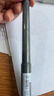 得力（deli）量贩装0.5mm黑色子弹头拔帽中性笔芯 学生中性笔签字笔替芯 34567/6600/Q7适用 50支/桶33405  实拍图