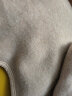 鸣球（MINGQIU） 鸣球新西兰羊毛盖毯驼色床上保暖加厚纯羊毛毯子铺毯冬季 浅驼（绒布包边180*200CM） 实拍图