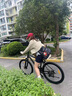 喜德盛（xds）山地自行车黑客380避震前叉21速变速X6铝合金车架 黑/灰色 17寸（建议身高165-180） 实拍图