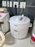 美的（Midea）电压力锅5L家用4-6人0涂层精钢胆高压电饭锅 全自动智能预约开盖火锅煲汤煮粥MY-E5622双胆电饭煲 实拍图