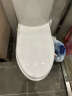 潜水艇马桶盖通用坐便器盖子家用加厚盖板老式抽水马桶圈器配件缓降 V型叠盖款MG11 长底座快拆 实拍图