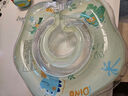 爱贝迪拉新生婴儿游泳圈洗澡用具宝宝小月龄脖圈新生幼儿童颈圈 【脖圈中号】动物园游【含气筒】 实拍图