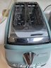德龙（Delonghi）面包机 家用吐司机烤面包机 复古小型面包片加热早餐多士炉 CTOC2003.GR 萨丁尼亚绿 实拍图