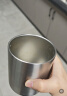 无印良品（MUJI）不锈钢双层马克杯 咖啡杯 办公室水杯杯子保温保冷 银色 490ml 实拍图