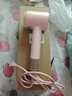 华强北高速无叶吹风机家用低音负离子大功率不伤发戴高速电吹风筒 樱花粉 单风嘴1.8米线+礼盒装 实拍图